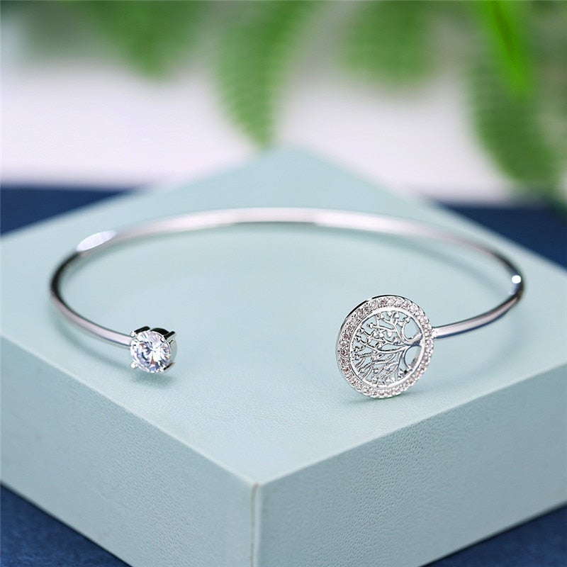 Hermelinda | Pulsera Árbol de la Vida Brillante