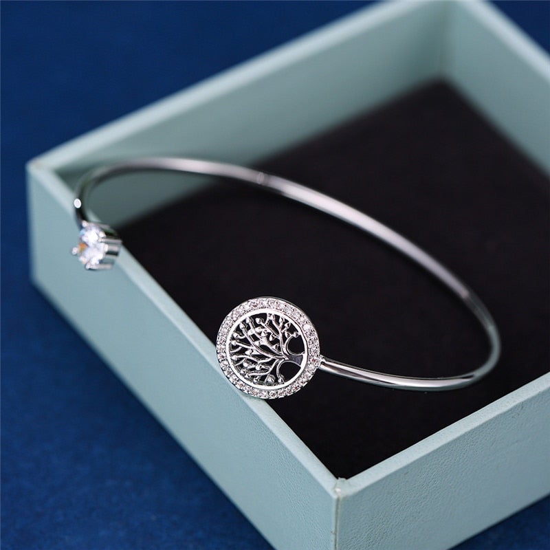 Hermelinda | Pulsera Árbol de la Vida Brillante