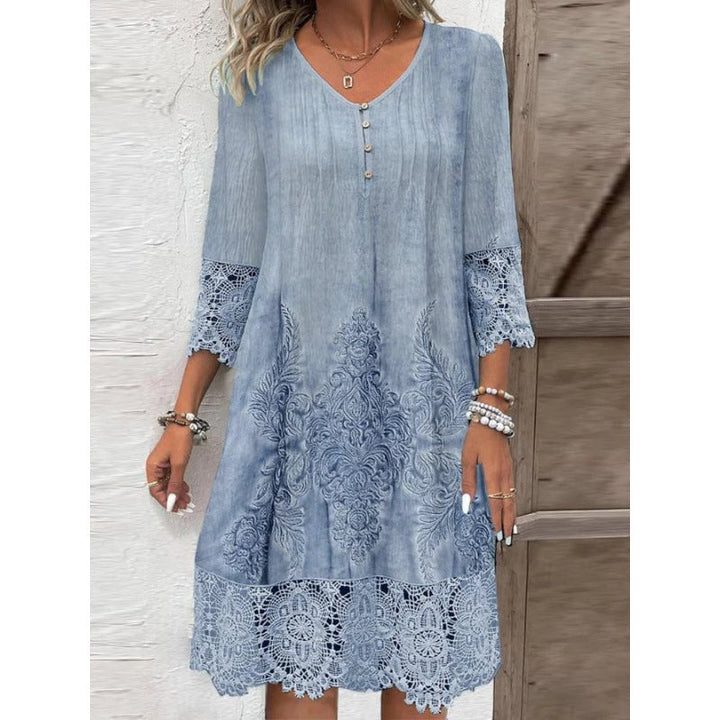 Rosamund™ | Vintage Lace Midi Dress