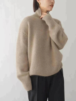 Margot™ | Oatmeal Luxe Turtleneck Sweater
