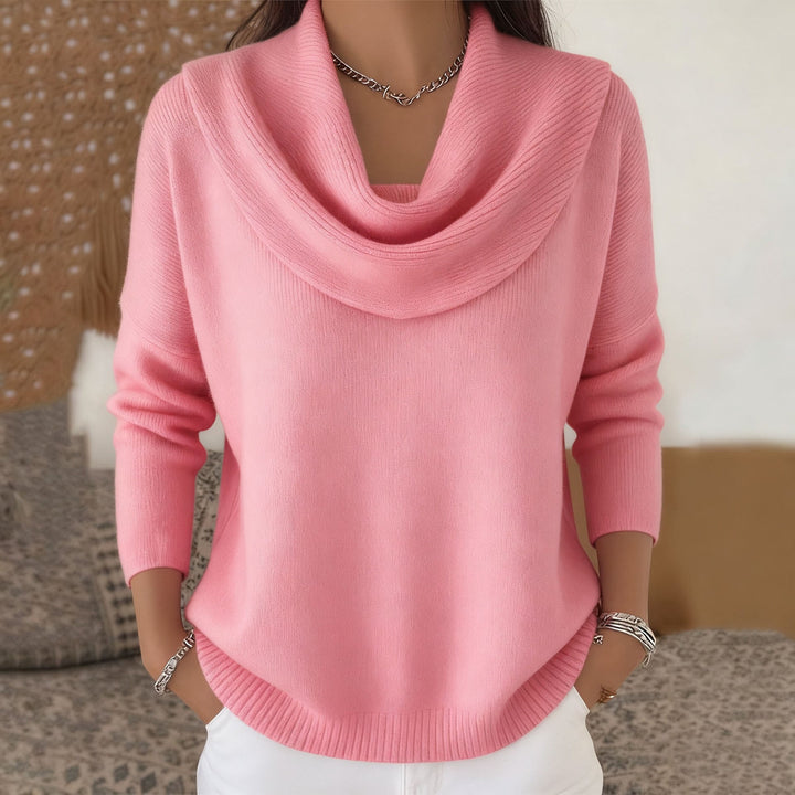Rosalind™ | Cowl-Neck Autumn Sweater