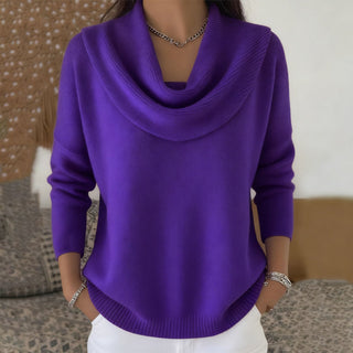 Rosalind™ | Cowl-Neck Autumn Sweater