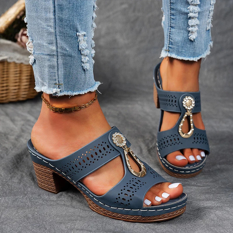 Prudencia | Sandalias Caladas Elegantes