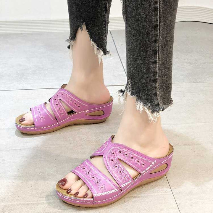 Herminia | Sandalias Ergonómicas Caladas