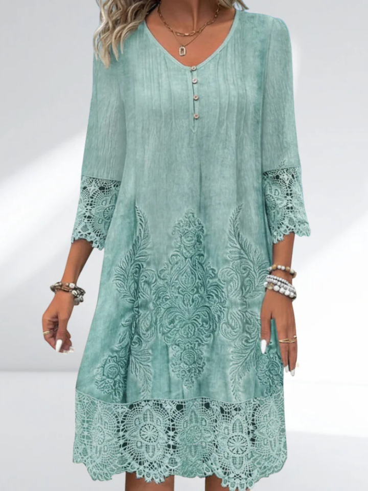 Rosamund™ | Vintage Lace Midi Dress