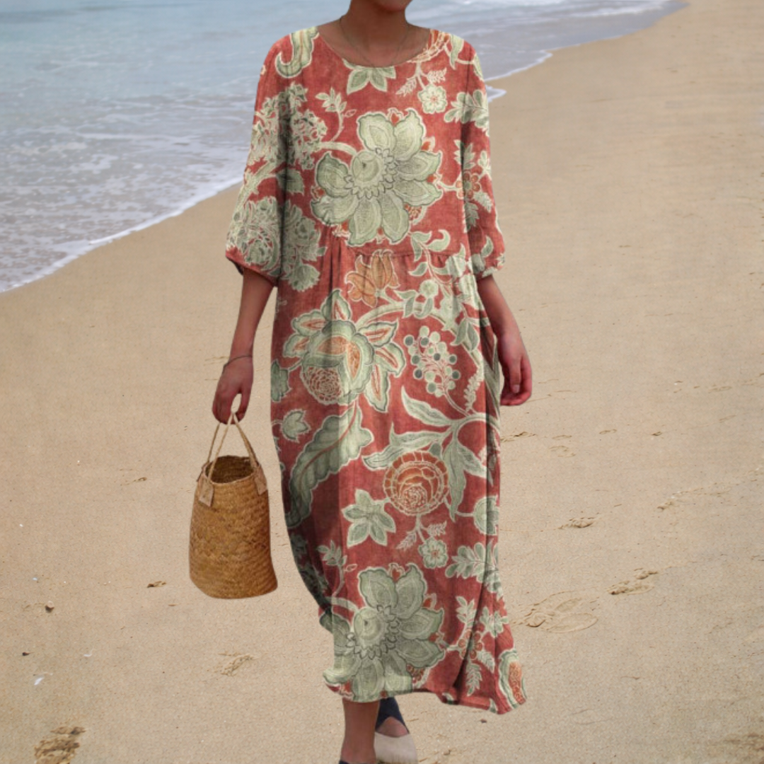 Basilisa | Vestido Floral Vintage