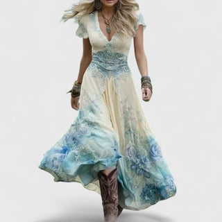 Brielle | Enchanted Rose Maxi Dress