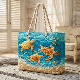 Beach Bag - Golden Turtle Coast
