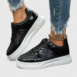 Marcella™ | Orthopedic Glitter Platform Sneakers
