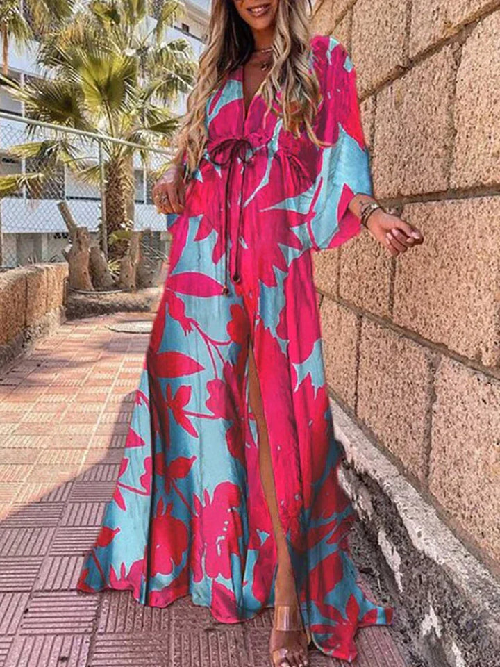 Lorenza | Vestido Arcoíris Fluido