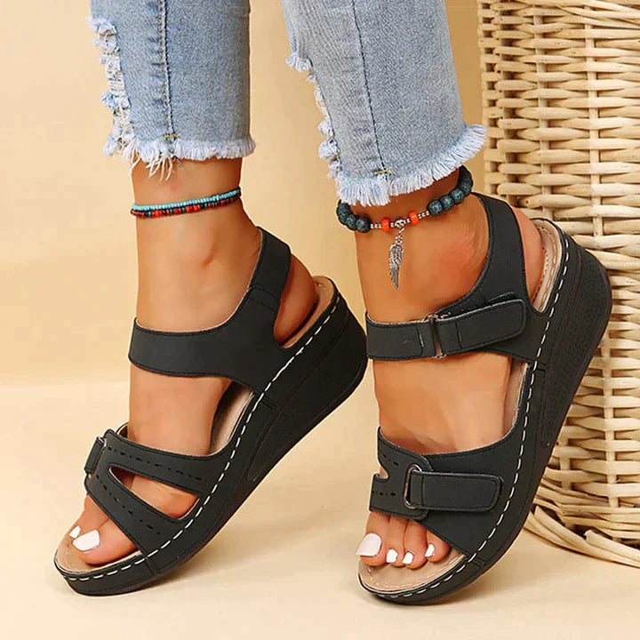 Helena™ | Orthopedic Wedge Sandals