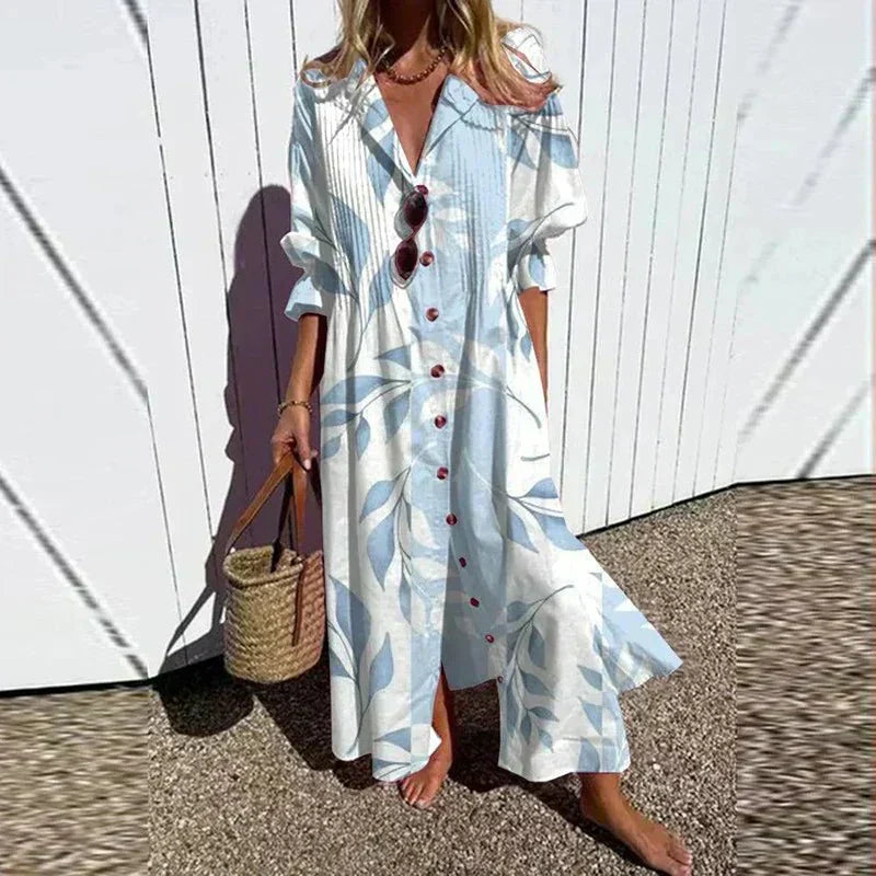 Delilah | Colorful Floral Relaxed Dress