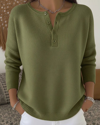 Elodie™ | Henley Autumn Sweater