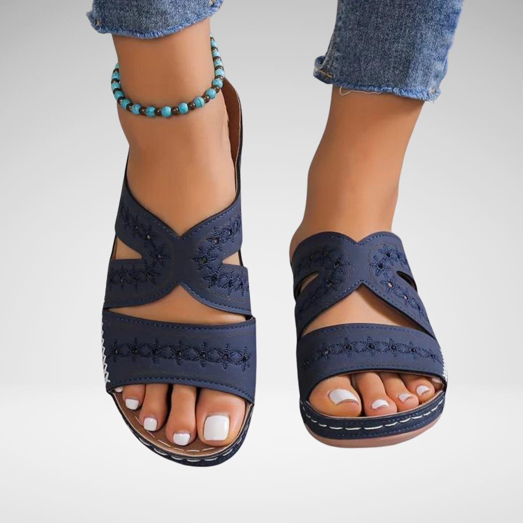 Herminia | Sandalias Ergonómicas Caladas