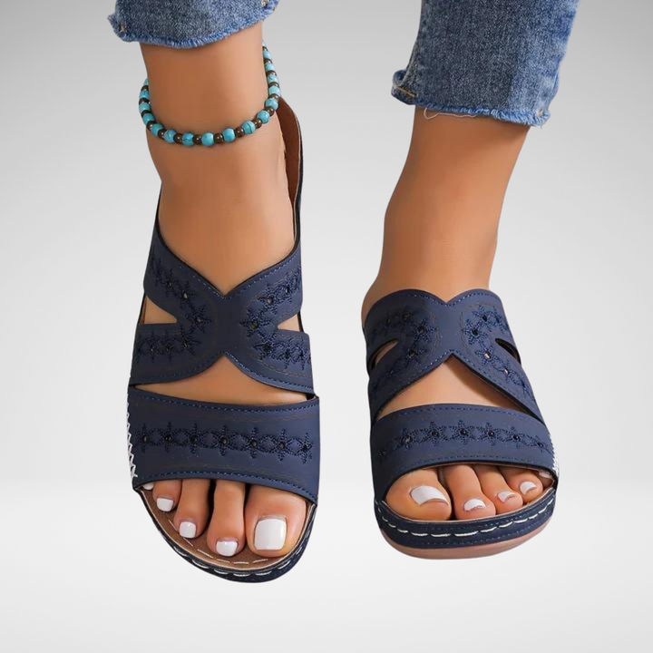 Herminia | Sandalias Ergonómicas Caladas