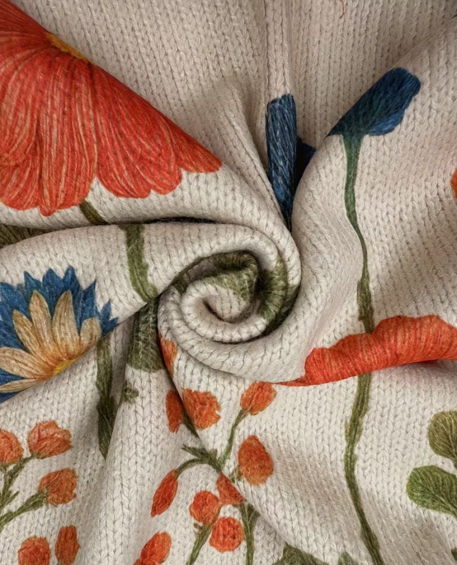 Elowen™ | Wildflower Zip Cardigan