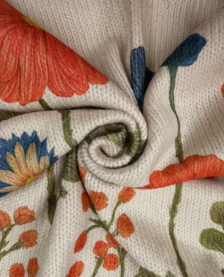 Elowen™ | Wildflower Zip Cardigan
