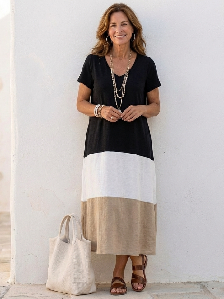Elba | Vestido Bloques Elegantes
