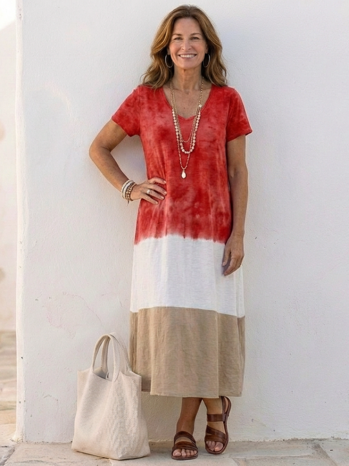 Elba | Vestido Bloques Elegantes