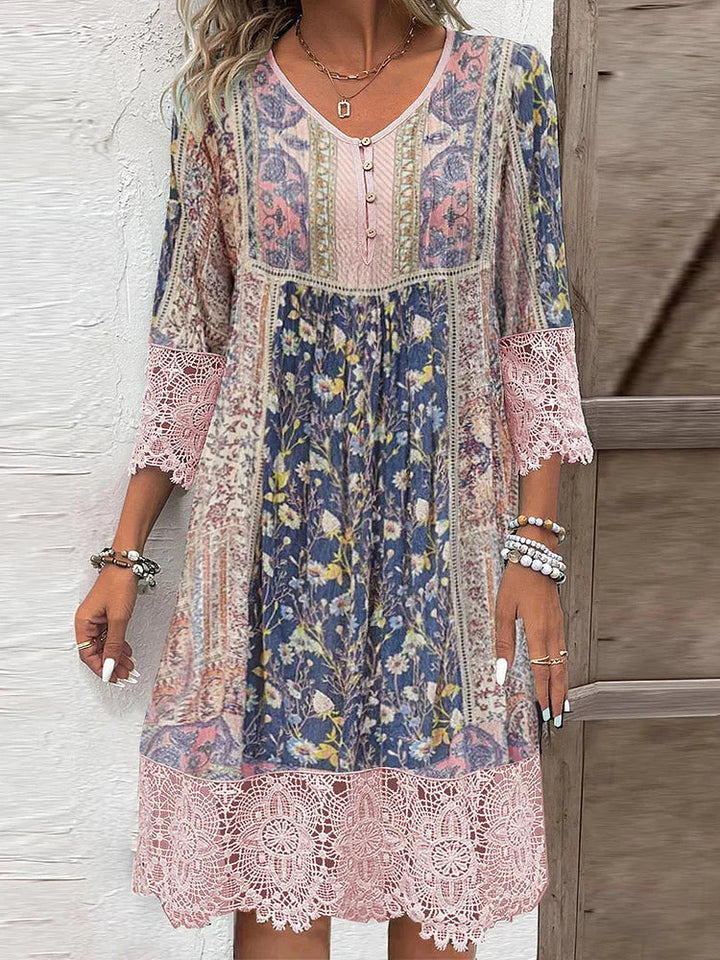 Rosamund™ | Vintage Lace Midi Dress