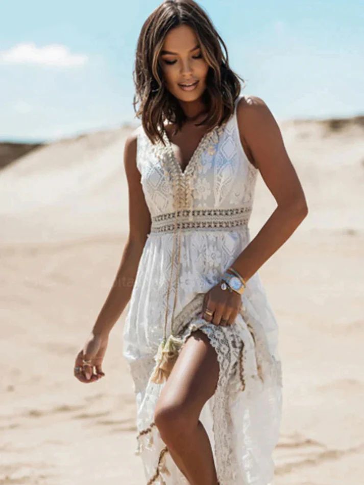 Zamira | Vestido Detalle Conchas