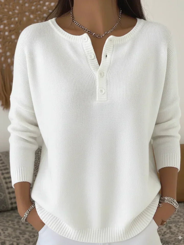 Elodie™ | Henley Autumn Sweater