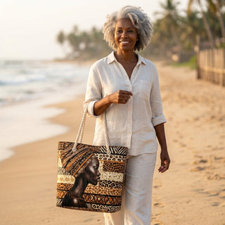 Beach Bag - Queen of Melanin