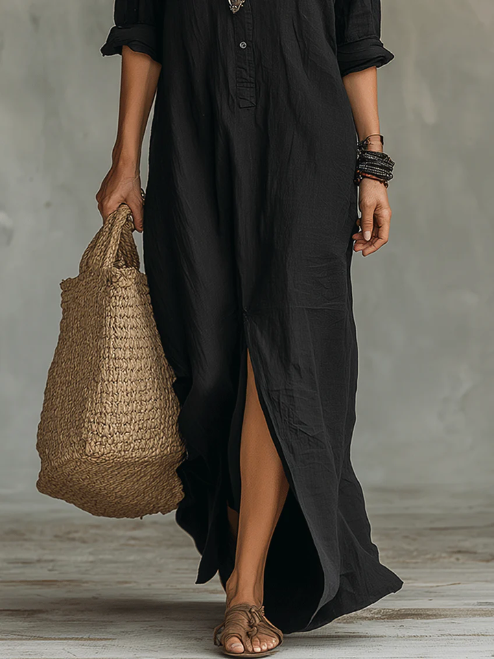 Seraphina™ | Midnight Bohemian Maxi Dress