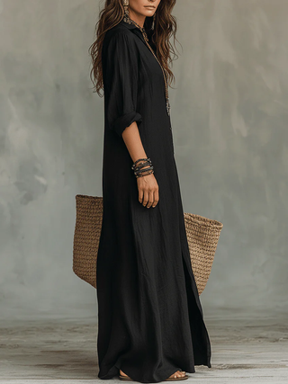 Seraphina™ | Midnight Bohemian Maxi Dress