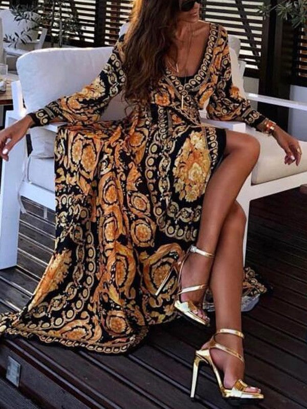 Marisol| Vestido Estampado Tribal