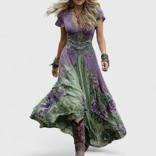 Brielle | Enchanted Rose Maxi Dress