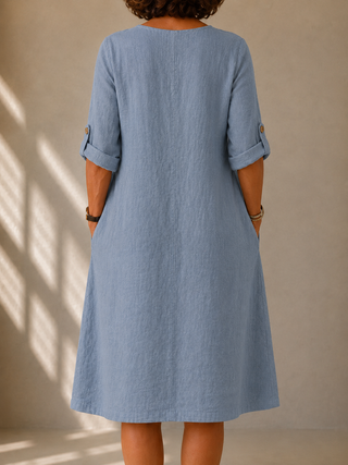 Skye™ | Mist Blue Midi Dress
