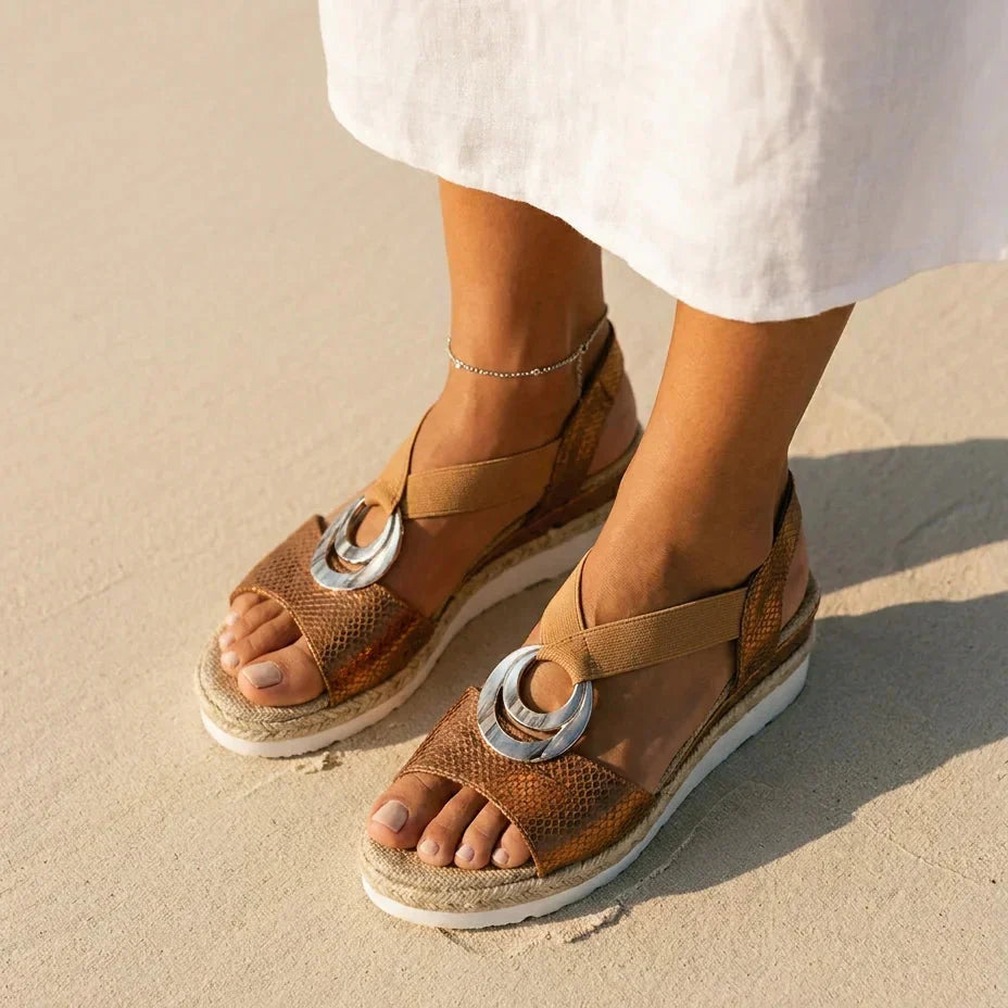 Vivienne™ | Orthopedic Wedge Sandals