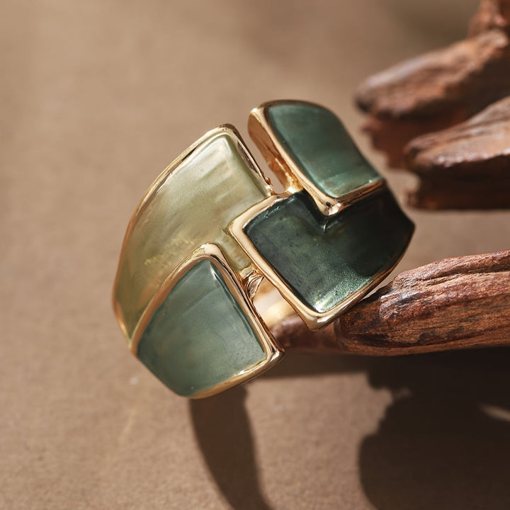 Berenguela | Anillo Esmeralda Geométrico