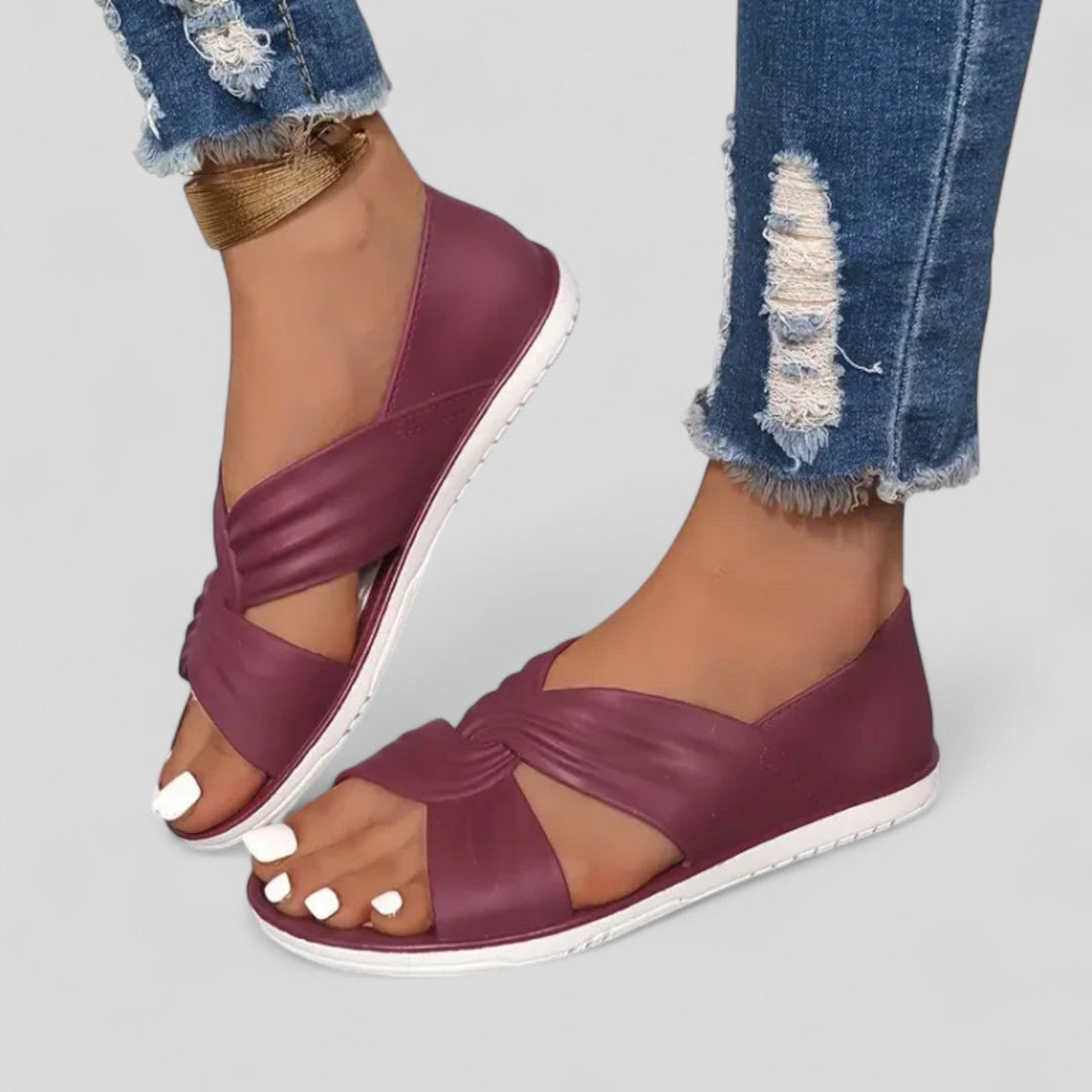 Saturnina | Sandalias Cruzadas Confort