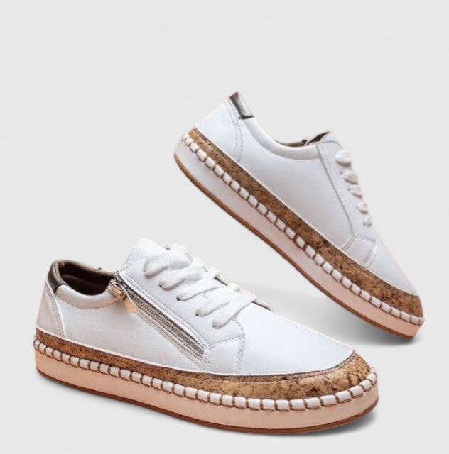 Genevra™ | Orthopedic Floral Platform Sneakers