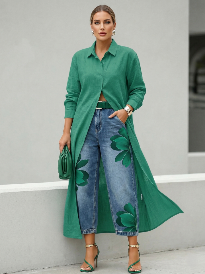 Abrilina | Pantalón Pétalos Modernos