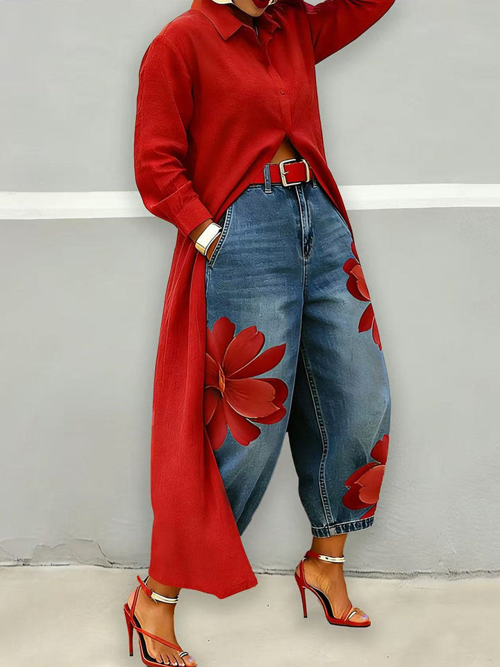 Abrilina | Pantalón Pétalos Modernos
