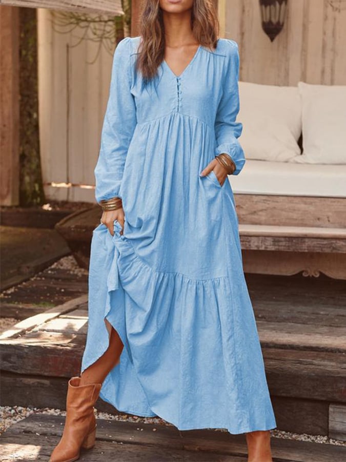 Rafaela | Vestido Capas Asimétricas