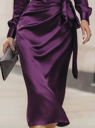 Clara | Wrap Midi Dress