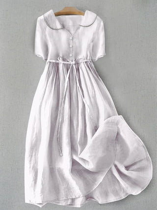 Isabelle™ | Blush Grace Midi Dress