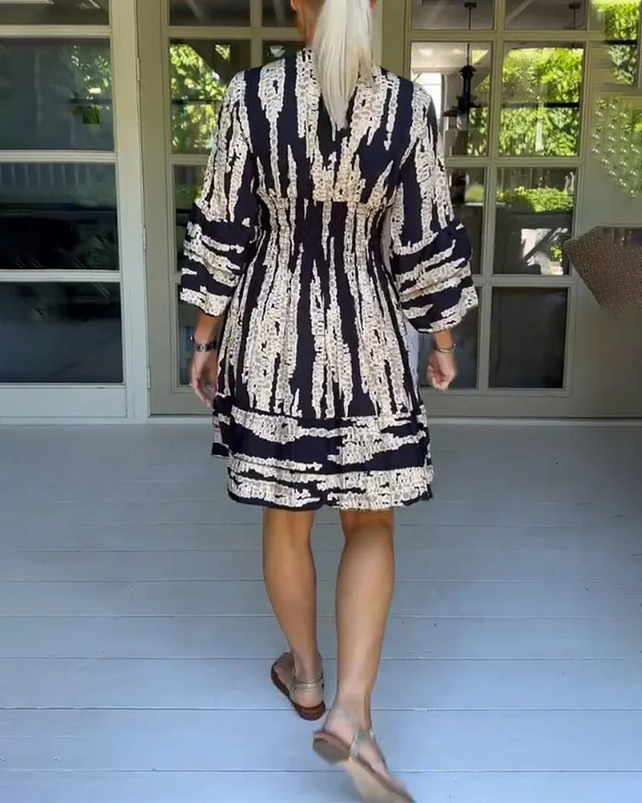 Raquel | Vestido Manga Bordada