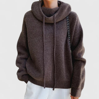 Elowyn™ | Sage Luxe Cowl-Neck Sweater