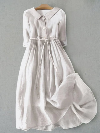Elena™ | Delicate Bloom Midi Dress