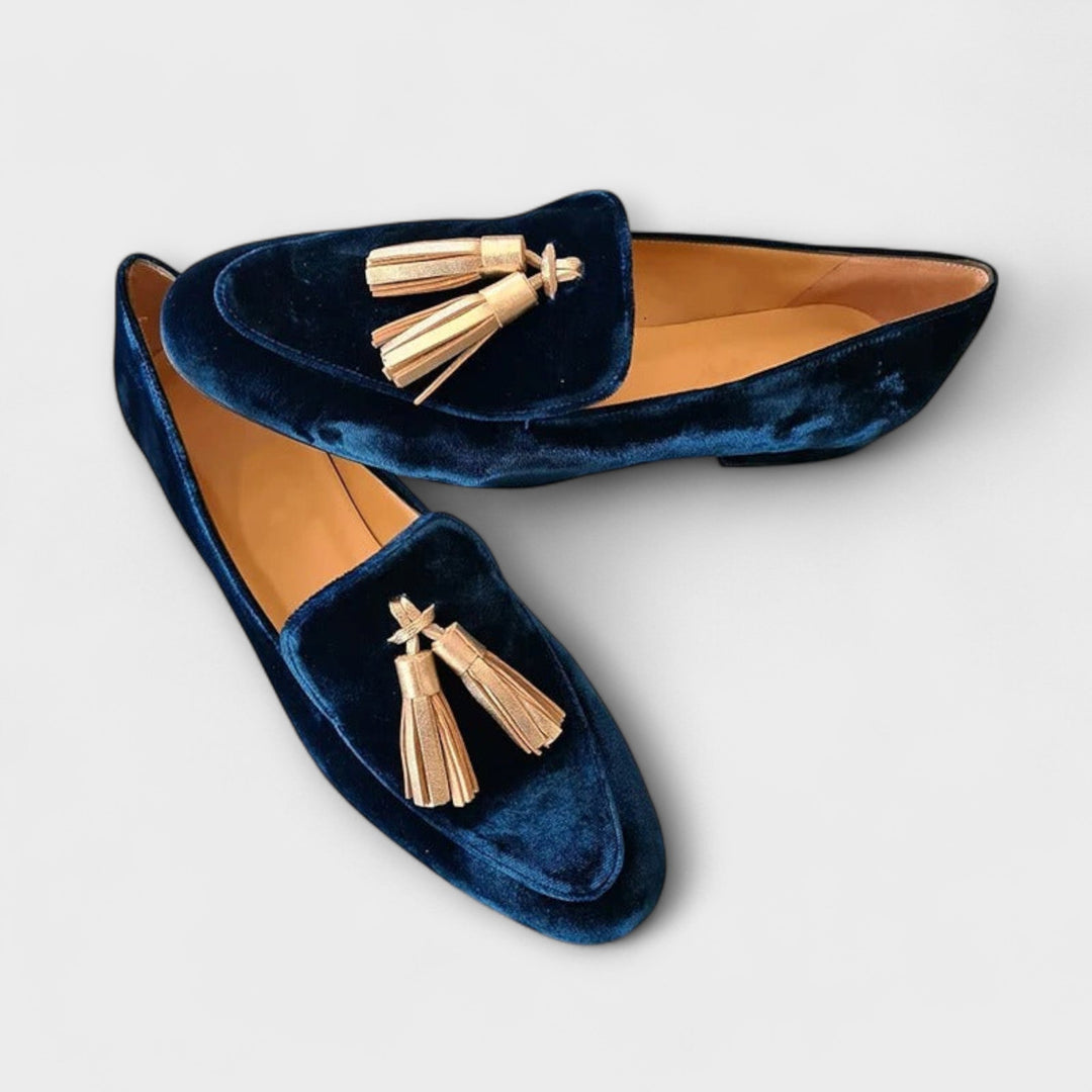 Leovilda | Mocasines Borlas de Zafiro