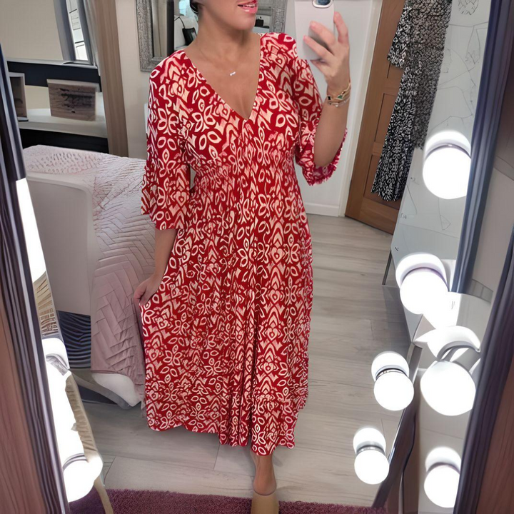 Melisa | Vestido Estampado Menudo
