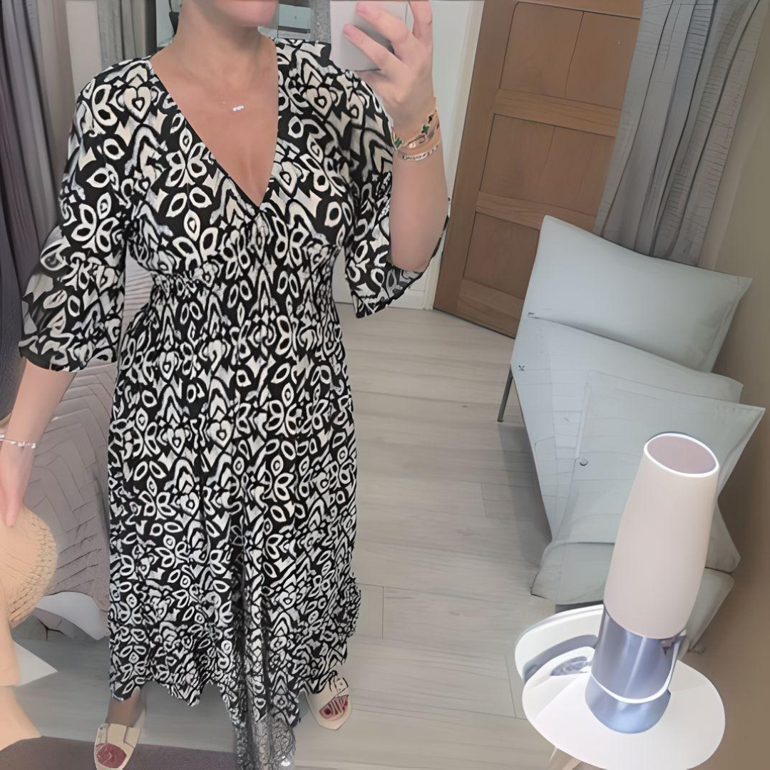Melisa | Vestido Estampado Menudo