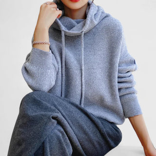 Elowyn™ | Sage Luxe Cowl-Neck Sweater
