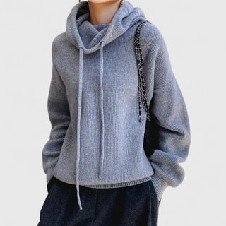Elowyn™ | Sage Luxe Cowl-Neck Sweater