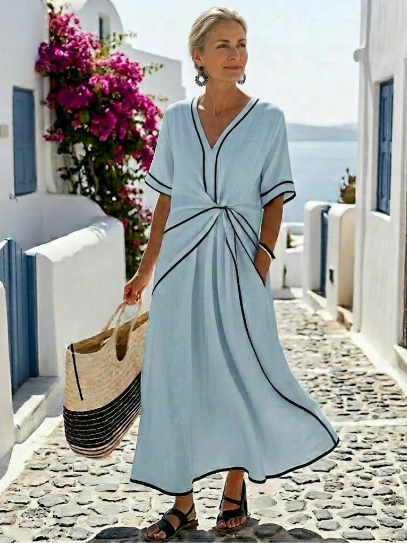 Samara | Vestido Nudo Central